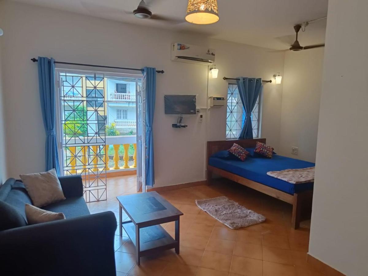Contemporary Studio Apartment In Calangute, Goa Eksteriør billede